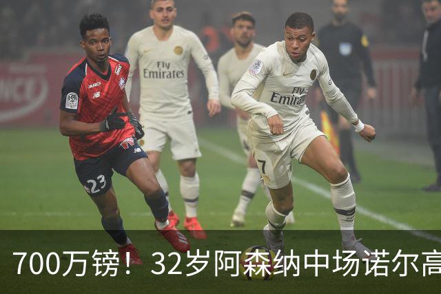 700万镑！32岁阿森纳中场诺尔高加盟埃弗顿